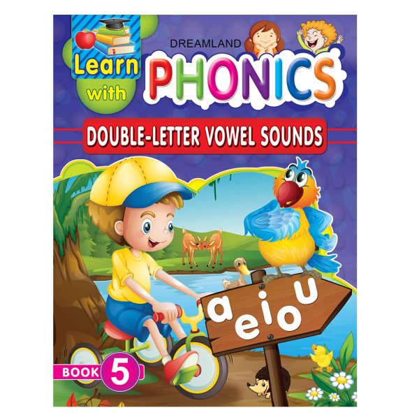 LEARN WITH PHONICS – BOOK 5 DOUBLE – LETTER VOWEL SOUNDS - Suva Book Shop